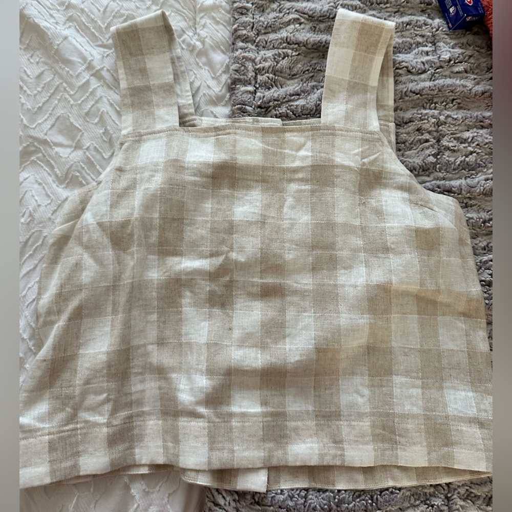 MADEWELL CROPPED BOXY TANK SIZE 6